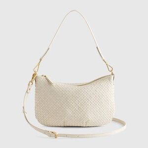 Quince Italian Handwoven Leather Mini Shoulder Bag